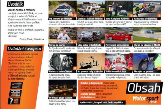 Motorsport revue 1/2013