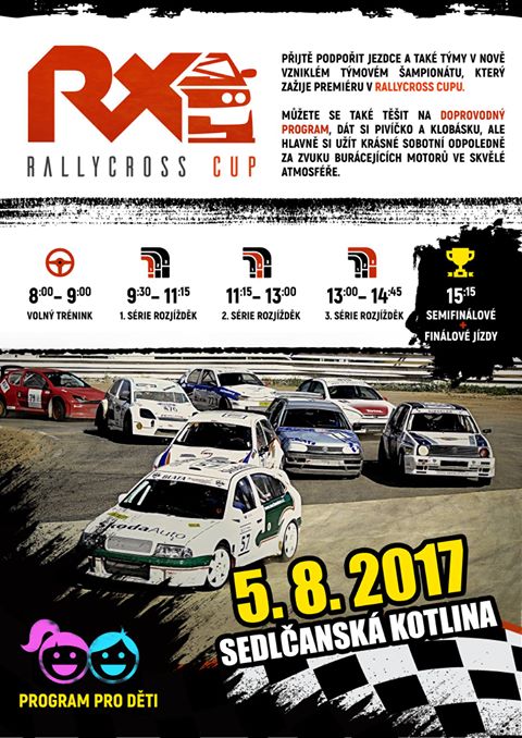 Rallycross Cup 2017 - Sedlčany II.