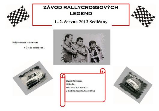 Závod legend Sedlčany 2013