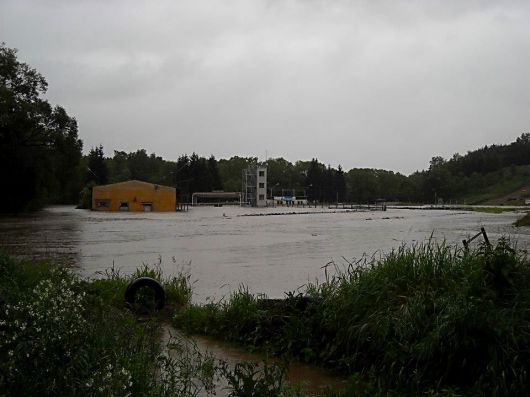 Sedlčany - povodně 2013