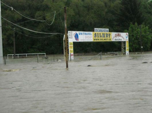 Sedlčany - povodně 2013