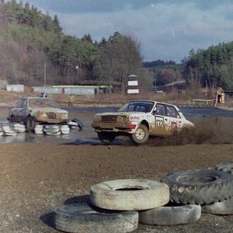 Rallycross - Sedlčany - zima - 1991