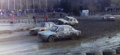 Rallycross - Sedlčany - zima - 1991