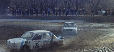 Rallycross - Sedlčany - zima - 1991