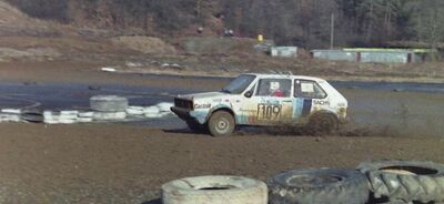 Rallycross - Sedlčany - zima - 1991