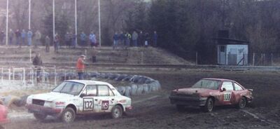 Rallycross - Sedlčany - zima - 1991
