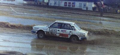Rallycross - Sedlčany - zima - 1991
