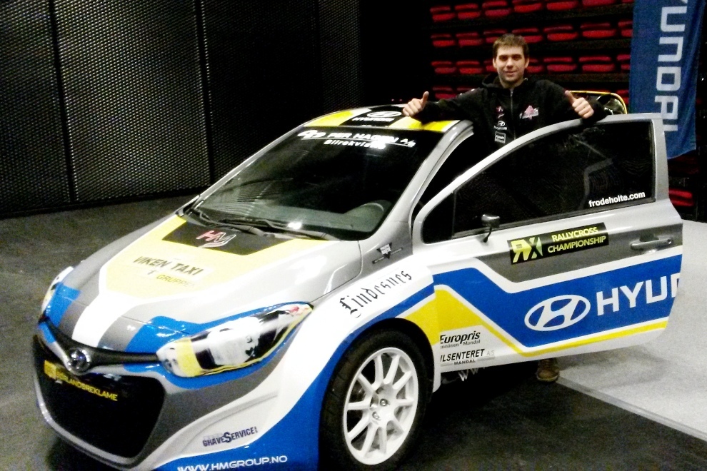 Frode Holte představil nový vůz Hyundai i20 SuperCar