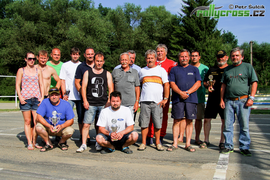 Setkání jezdců rallycrossu historiků