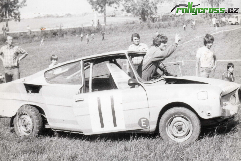 První rallycross v Římově - rok 1983