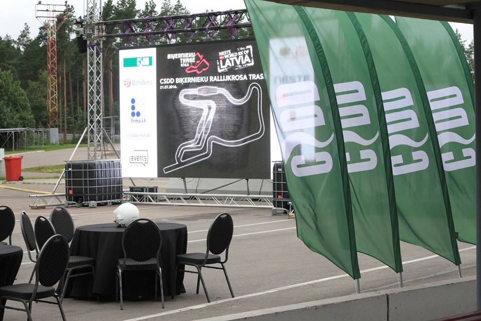 Oficiální představení tratě v Lotyšsku
