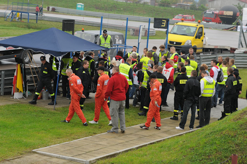 SLomczyn rozkopaný a pod vodou