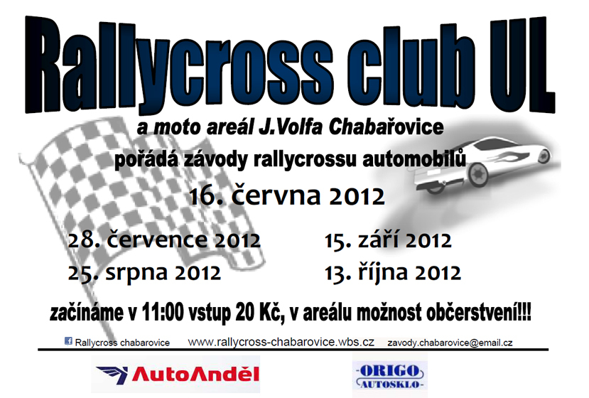 Pozvánka na rallycross do Chabařovic!