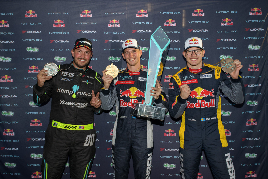 Timmy Hansen vyhrál první závod Nitro Rallycross!