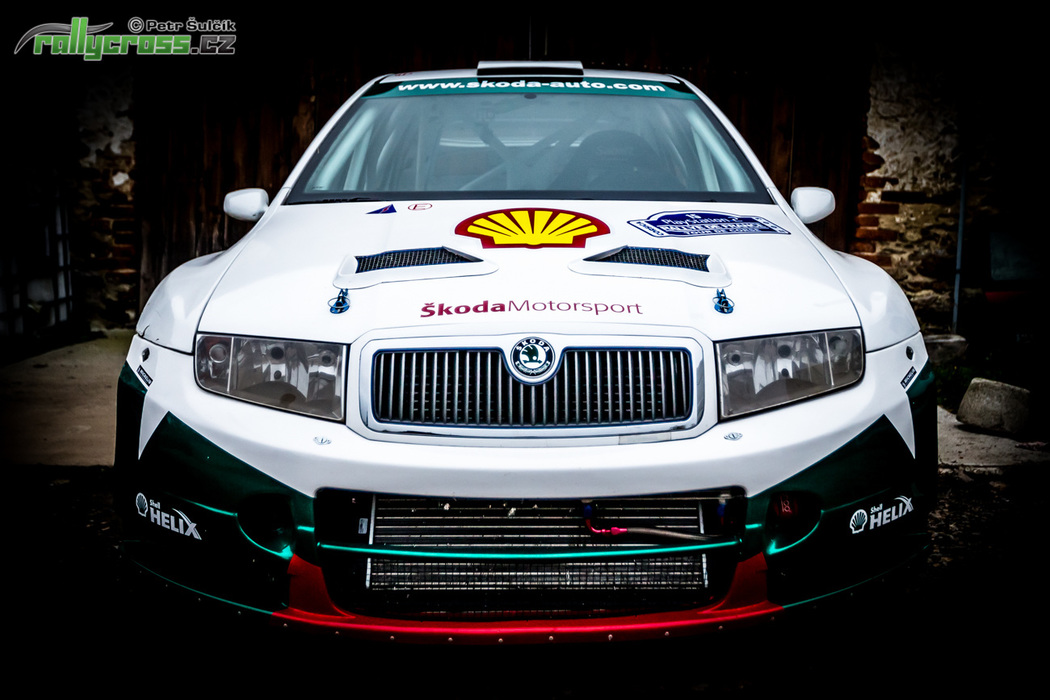 "Tovární" Škoda Fabia WRC v rallycrossu