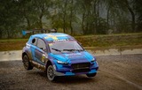 Vítězi TitansRX ve Fuglau Toomas Heikkinen a Timmy Hansen