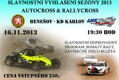 Slavnostní vyhlášení sezóny 2013 - autokros a rallycross