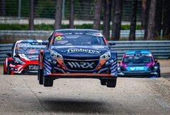 Závody RallyX v Rize vyhrál Baumanis