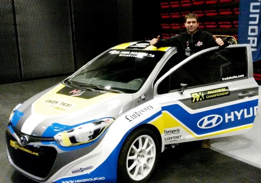 Frode Holte představil nový vůz Hyundai i20 SuperCar