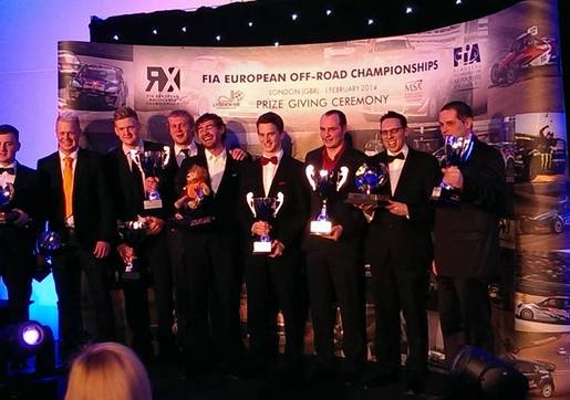Vyhlášení FIA European rallycross championship - Londýn