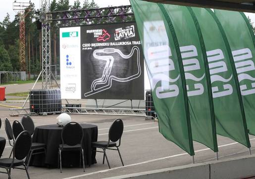 Oficiální představení tratě v Lotyšsku