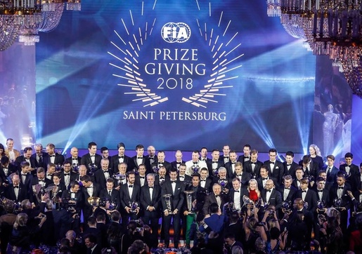 Vyhlášení FIA - Petrohrad 2018