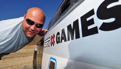 Fotografie z příprav na XGames - Sverre Isachsen
